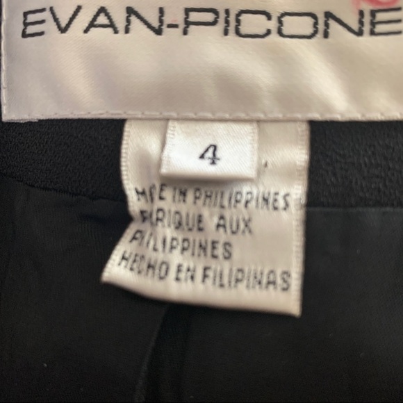 EVAN PICONE Women’s Black Full Zipper Jacket 4 - Picture 6 of 6